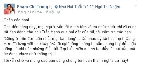Cuộc sống bình lặng của NS Trần Hạnh bị 'đảo lộn' vì Chí Trung? ảnh 3