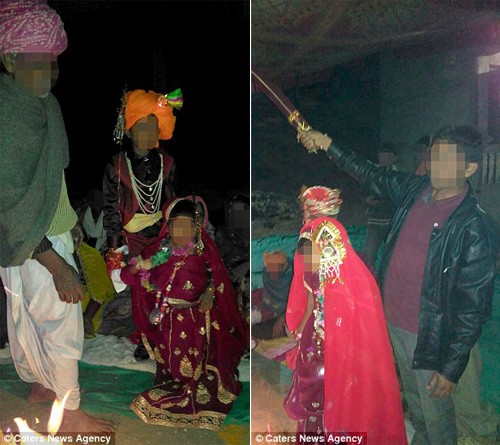 Đám cưới bí mật của cô dâu 2 tuổi gây sốc ở Ấn Độ ảnh 2