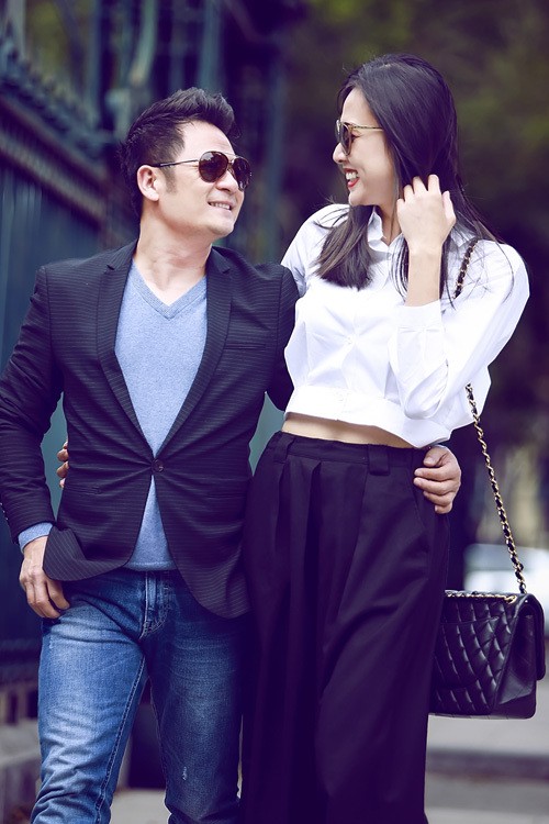 Bằng Kiều ôm eo Dương Mỹ Linh dạo phố thu hút 'vạn ánh mắt' ảnh 4