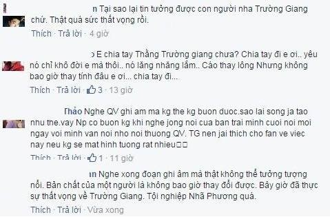 Fan khuyên Nhã Phương nên bỏ Trường Giang sau vụ clip Quế Vân ảnh 3