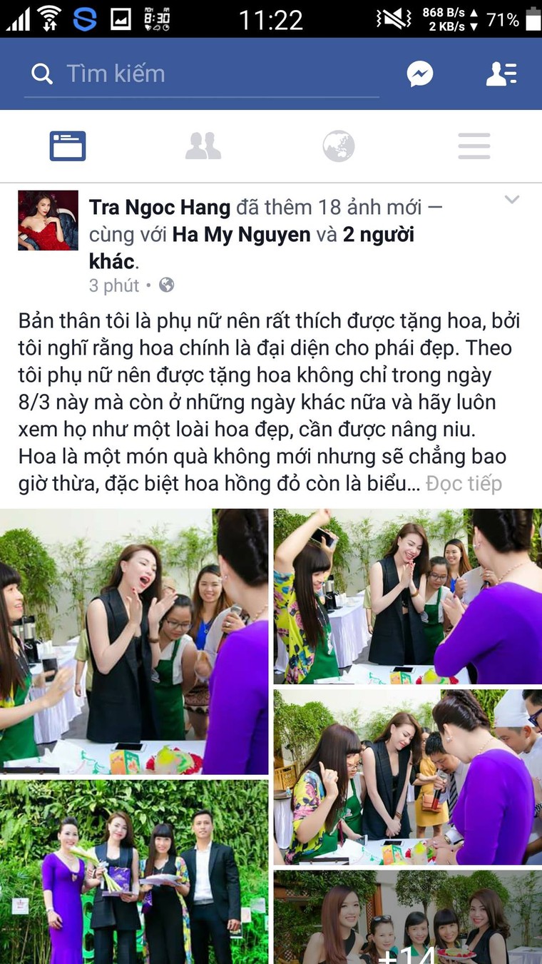 Mỹ nhân Việt hào hứng 'đua nhau' khoe quà 8/3 ảnh 10