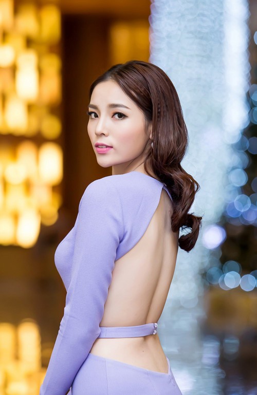 Hoa hậu Kỳ Duyên bất ngờ bị dùng ảnh quảng cáo trên web bán dâm ảnh 2