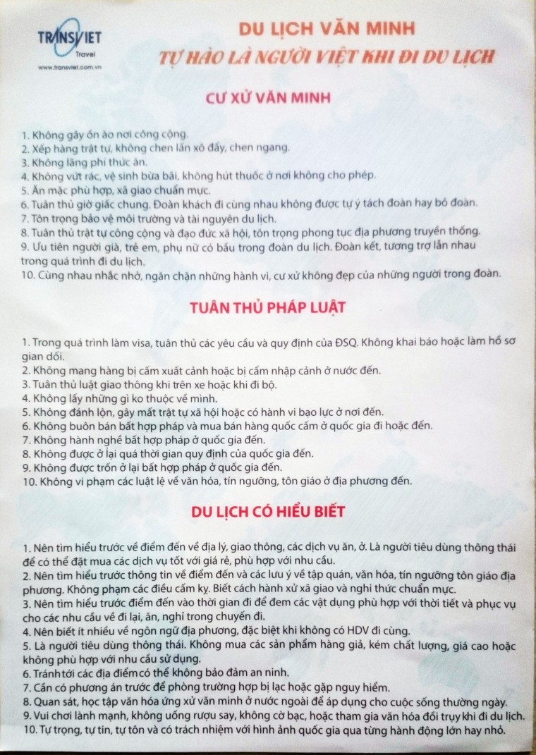 Để du khách Việt hết 'xấu xí' khi đi du lịch nước ngoài ảnh 2