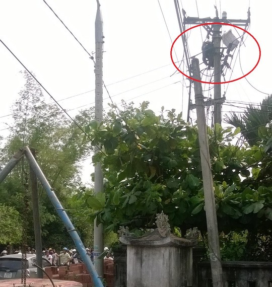 Cúp điện nhưng một công nhân vẫn bị điện giật chết ảnh 1