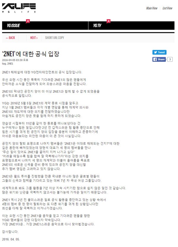 Fan 'náo loạn' vì Minzy chuẩn bị rời YG, 2NE1 tan rã ảnh 4