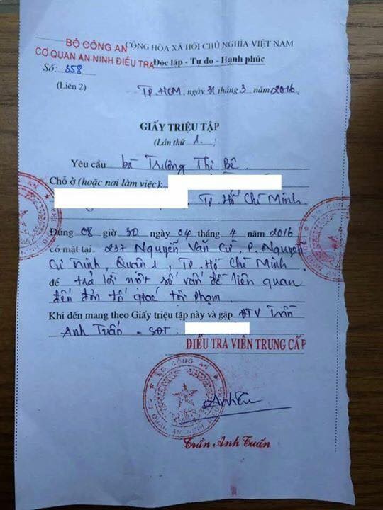 Phan Như Thảo tố kẻ dùng người giả danh công an hại vợ chồng cô ảnh 7