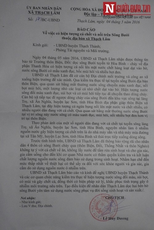 Thanh Hóa: Nước sông đổi màu, cá chết hàng loạt dạt vào bờ ảnh 4