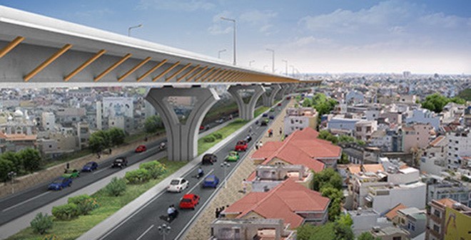 Hơn 15.000 tỷ xây đường trên cao vào trung tâm Sài Gòn ảnh 1