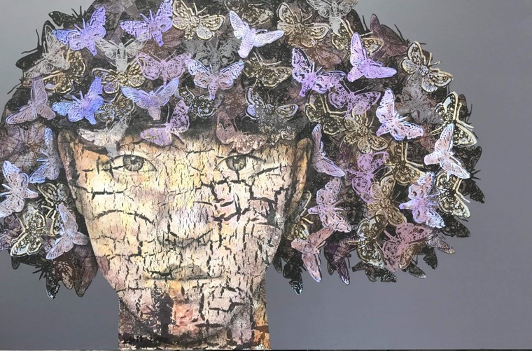 Chiêm ngưỡng 28 bức chân dung ấn tượng thị giác mạnh mẽ của họa sĩ Thái Lan ảnh 13