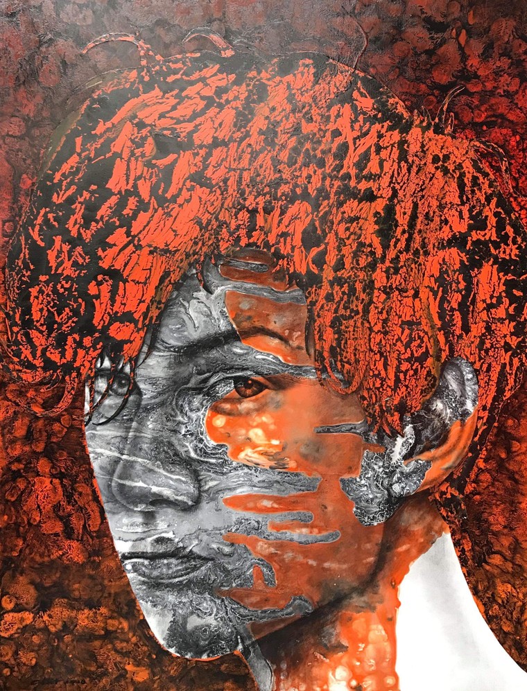 Chiêm ngưỡng 28 bức chân dung ấn tượng thị giác mạnh mẽ của họa sĩ Thái Lan ảnh 9