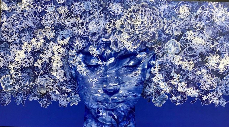 Chiêm ngưỡng 28 bức chân dung ấn tượng thị giác mạnh mẽ của họa sĩ Thái Lan ảnh 1