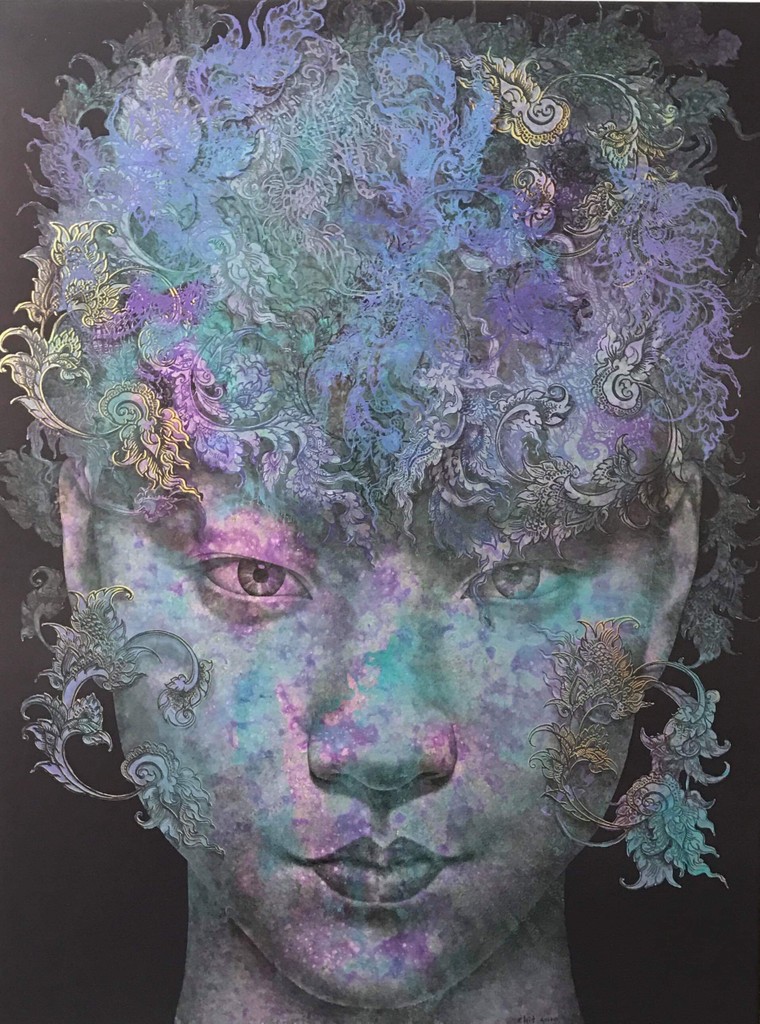 Chiêm ngưỡng 28 bức chân dung ấn tượng thị giác mạnh mẽ của họa sĩ Thái Lan ảnh 7