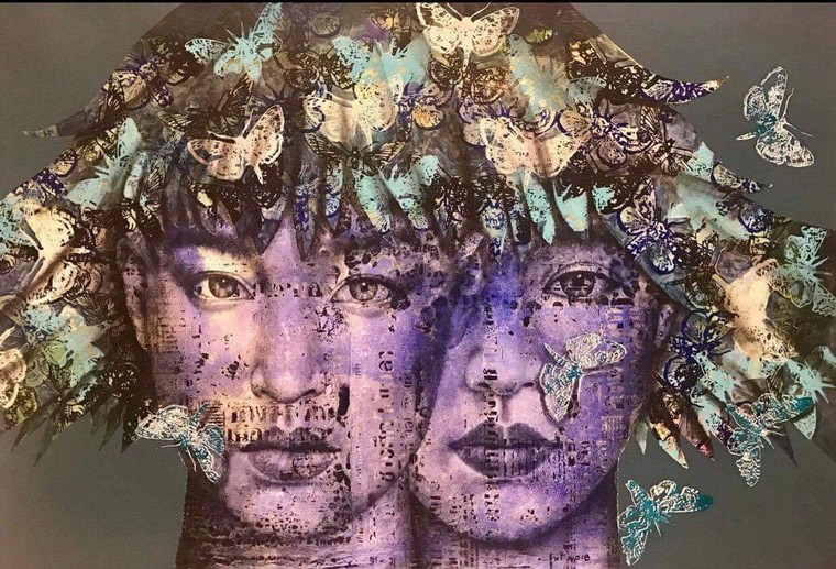 Chiêm ngưỡng 28 bức chân dung ấn tượng thị giác mạnh mẽ của họa sĩ Thái Lan ảnh 17