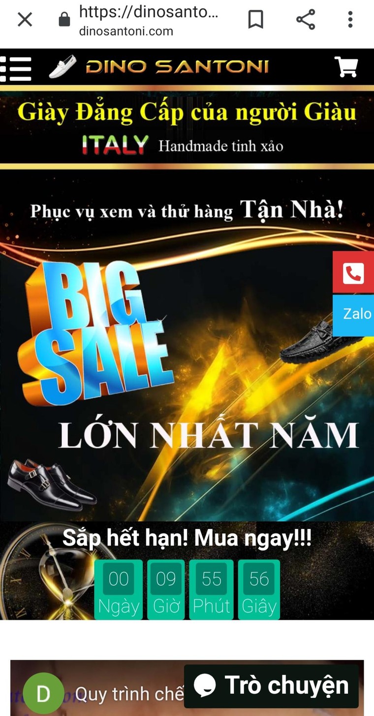 Khách hàng bức xúc vì mua hàng, chuyển tiền nhưng cửa hàng Dino Santoni không giao giày ảnh 4