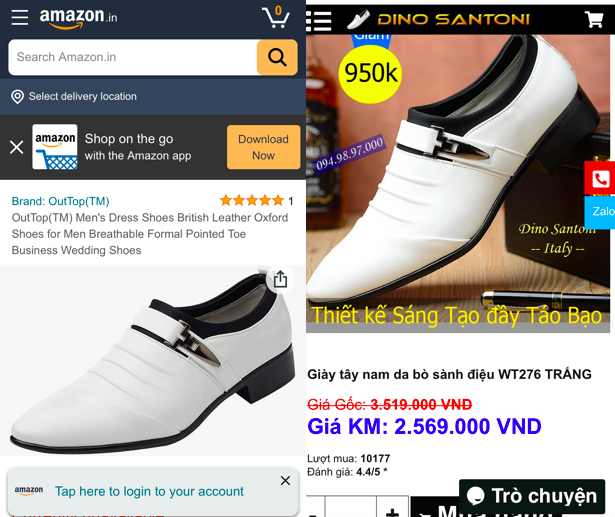 Không có thương hiệu giày Ý nào là Dino Santoni tại Việt Nam như quảng cáo trên mạng ảnh 2