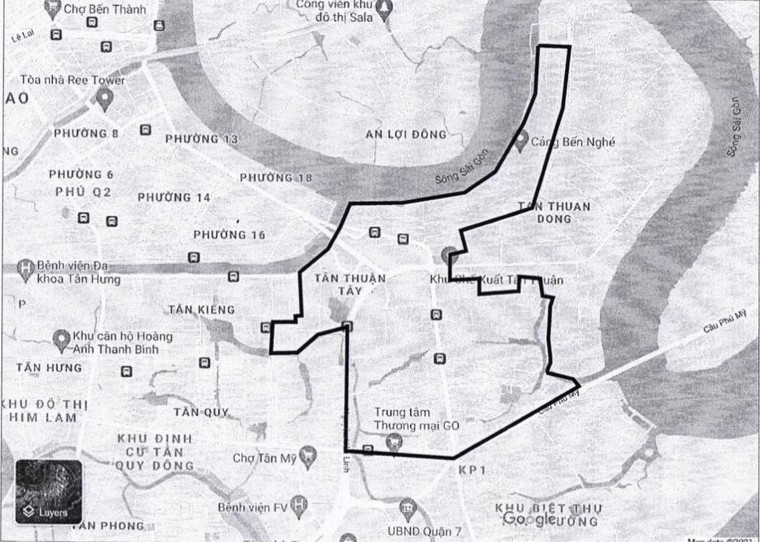 Từ 18 giờ ngày 8/7, Quận 7 phong toả nhiều phường theo Chỉ thị 16 ảnh 1