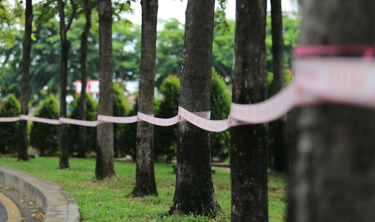 Trung tâm Sài Gòn - Ngày đầu tiên thực hiện Chỉ thị 16 ảnh 1