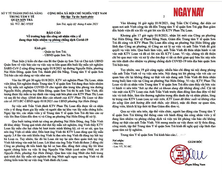 Vụ ông Trần Vinh tát nữ nhân viên y tế: ‘Các cơ quan chức năng đang xử lý’ ảnh 1