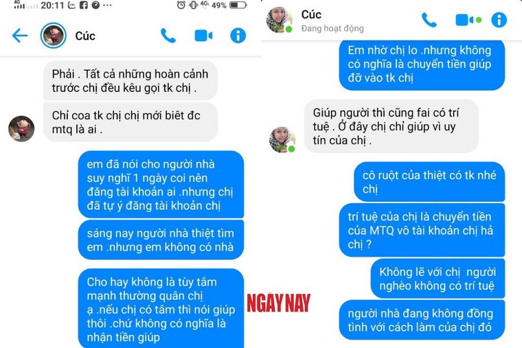 Giang Thị Kim Cúc gọi người ủng hộ là khách, giúp vì uy tín bản thân ảnh 2