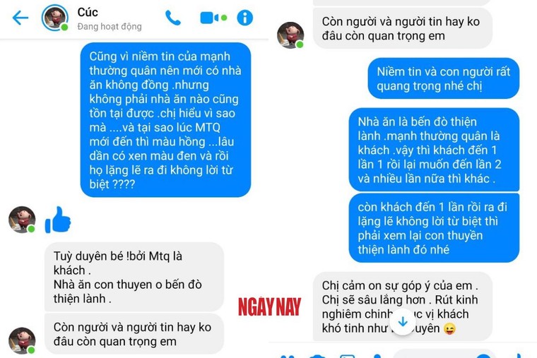 Giang Thị Kim Cúc gọi người ủng hộ là khách, giúp vì uy tín bản thân ảnh 3