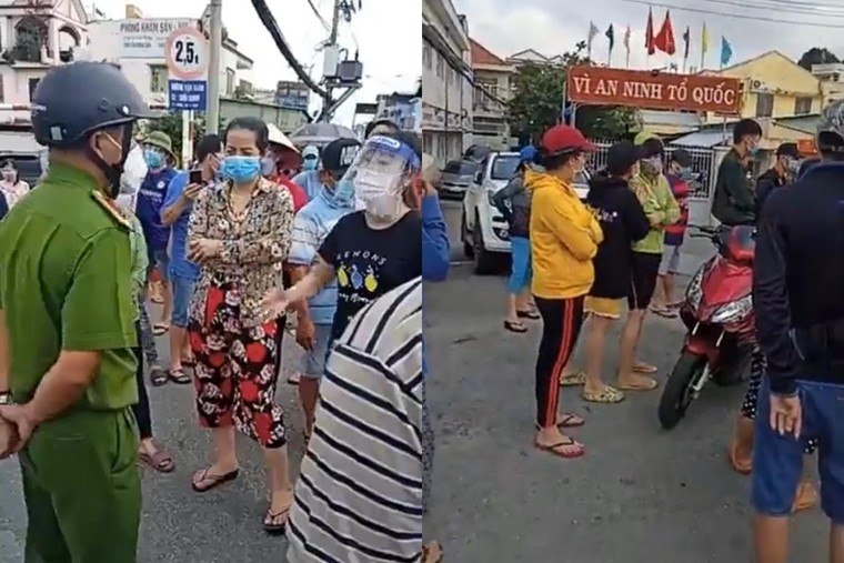 Thưa lãnh đạo, dân đang rất đói !: Người nghèo kéo lên UBND P.Linh Xuân hỏi tiền hỗ trợ ảnh 2