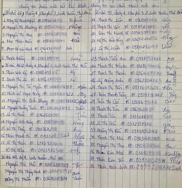 Thưa lãnh đạo, dân đang rất đói !: Người nghèo kéo lên UBND P.Linh Xuân hỏi tiền hỗ trợ ảnh 4