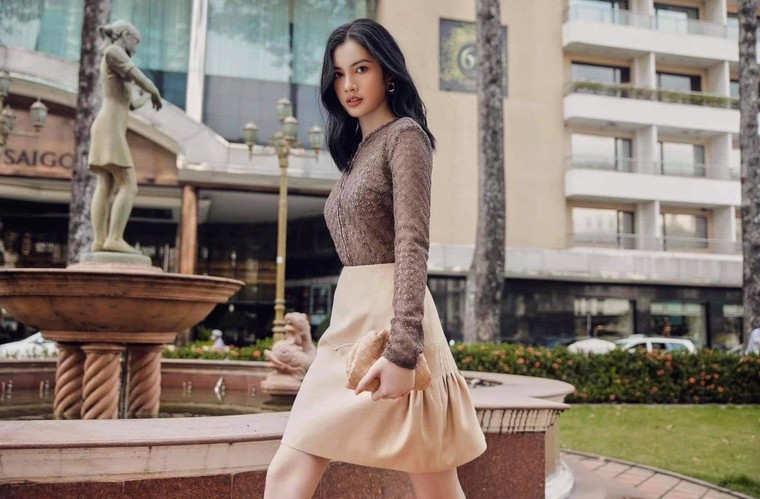 Người đẹp Cẩm Đan giản dị thiện nguyện ảnh 7