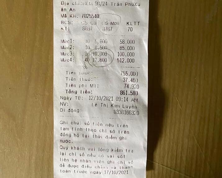 Đồng Nai: Công ty Cấp nước Long Khánh thu tiền nước sai hàng trăm nghìn đồng trên mỗi hoá đơn ảnh 1