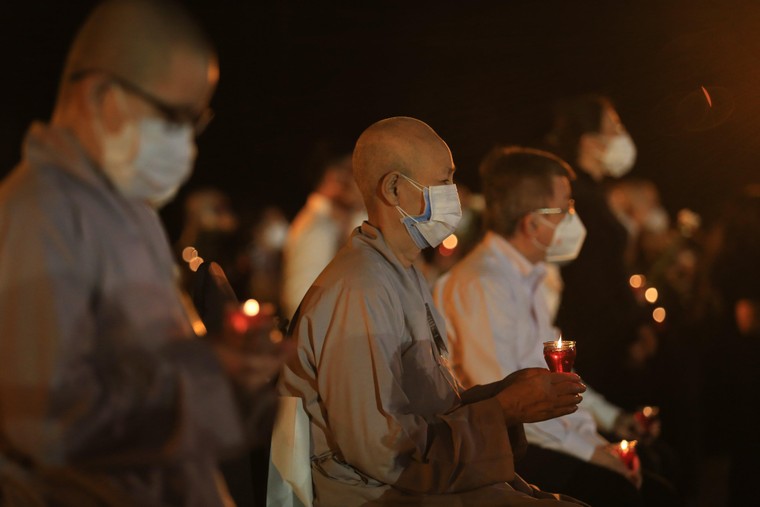 Những hình ảnh xúc động tại Lễ tưởng niệm nạn nhân mất vì COVID-19 ảnh 4