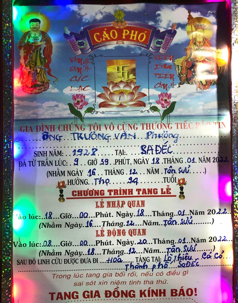 Lời chia buồn! ảnh 1