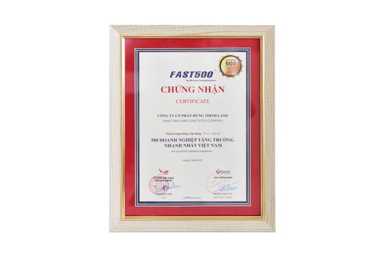 Hưng Thịnh Land nhận “cú đúp” danh hiệu ảnh 2