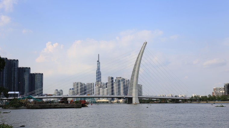 Ngày mai (28/4), chính thức thông xe cầu 130 triệu USD bắc qua bán đảo Thủ Thiêm ảnh 2