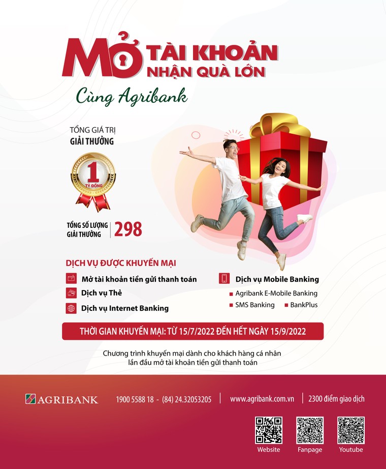 Mở tài khoản nhận quà hấp dẫn cùng Agribank ảnh 1