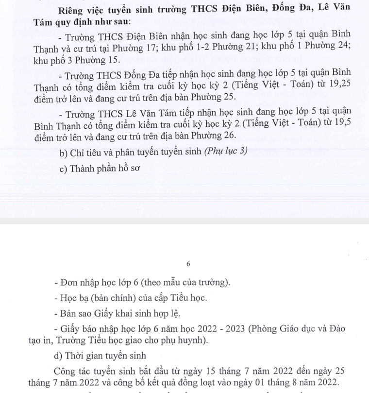 Nhiều điểm bất thường trong tuyển sinh lớp 6 tại trường THCS Lê Văn Tám?! ảnh 3