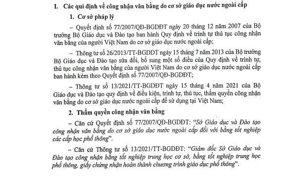 Phần 2 - Bài 3: Ai cấp bằng tốt nghiệp cho học sinh trường SIC?: Có đúng Luật Giáo dục? ảnh 1
