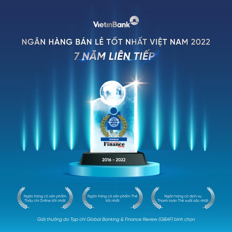 VietinBank được vinh danh “Ngân hàng bán lẻ tốt nhất Việt Nam” ảnh 2