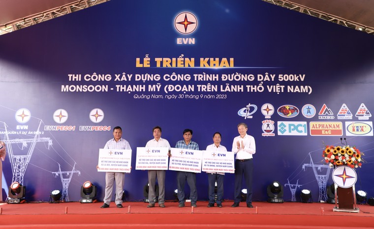 EVN phát động thi công công trình đường dây 500KV Monsoon – Thạnh Mỹ ảnh 1