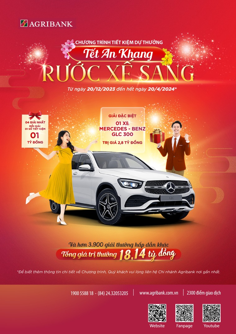 Nhiều ưu đãi cho khách hàng tham gia chương trình “Tết An Khang- Rước Xế Sang” của Agribank ảnh 1