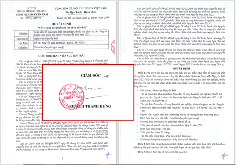 “Đội giá” trong đấu thầu ở Bệnh viện công - Bài 2: Bất thường ở nhiều bệnh viện tại TP.HCM ảnh 4