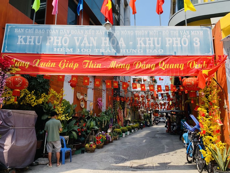 Đường phố TP.HCM trang hoàng lung linh đón Tết ảnh 10