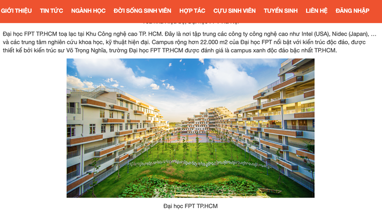 Đại học FPT dính nhiều sai phạm tại phân hiệu tại Khu Công nghệ cao TP.HCM ảnh 1