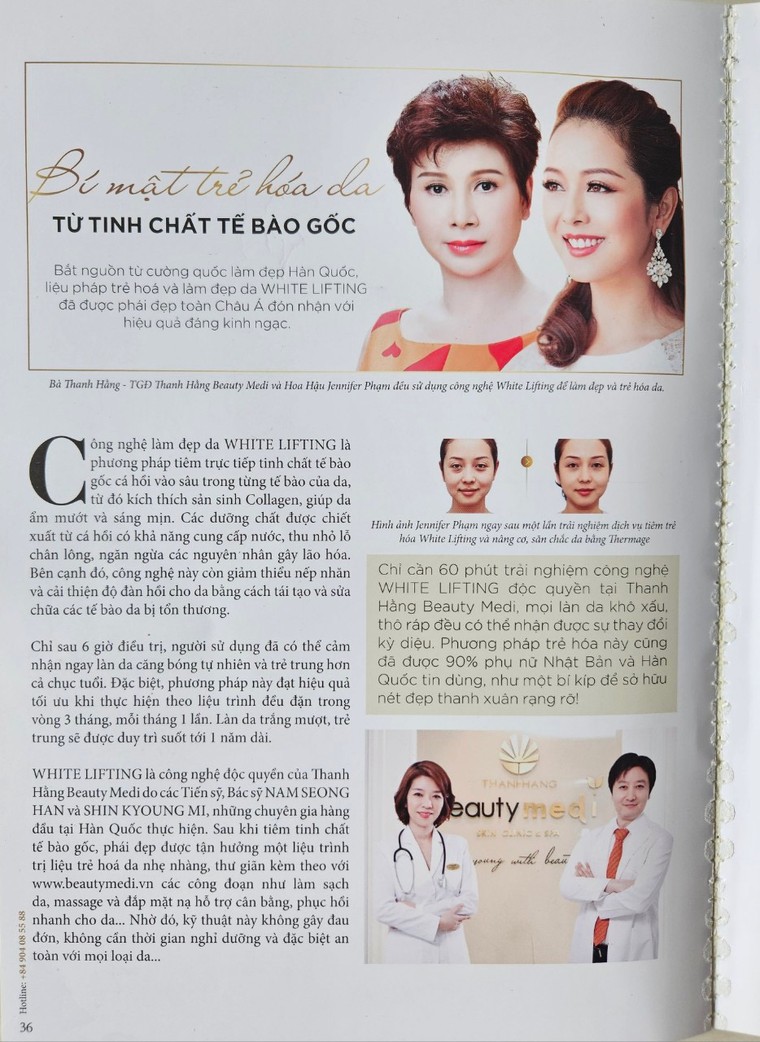 Loạn thị trường tế bào gốc - Bài 2: Có gì trong công nghệ tiêm "chui" của Thanh Hằng Beauty Medi? ảnh 2