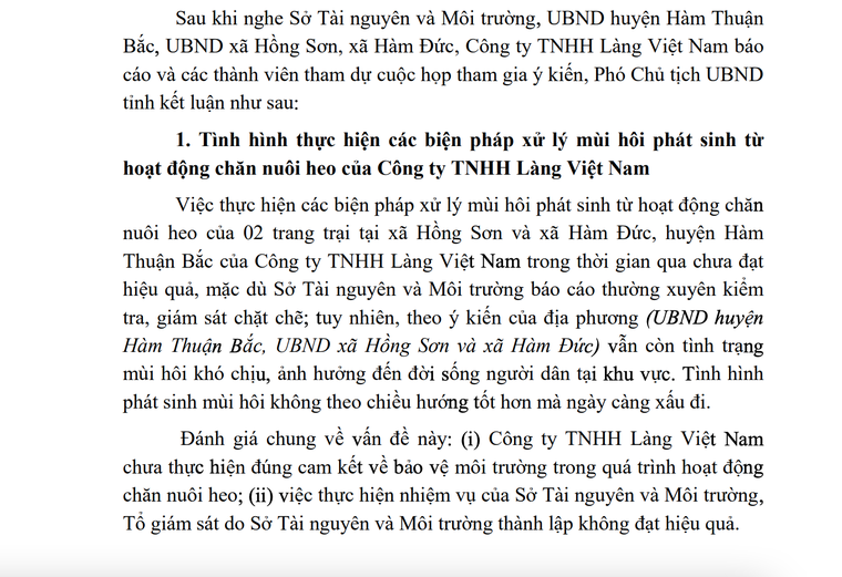 Bình Thuận: Trang trại heo Làng Việt Nam xả thải ra môi trường ảnh 2