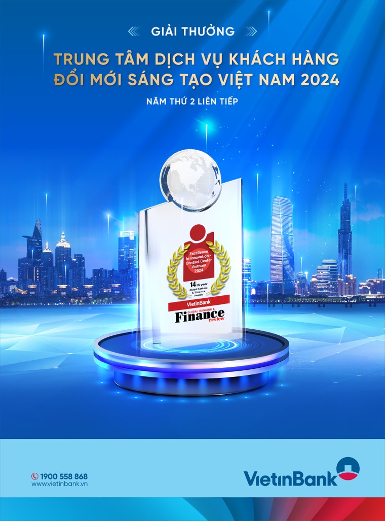 VietinBank đạt giải thưởng “Trung tâm dịch vụ khách hàng sáng tạo, đổi mới” 2024 ảnh 1