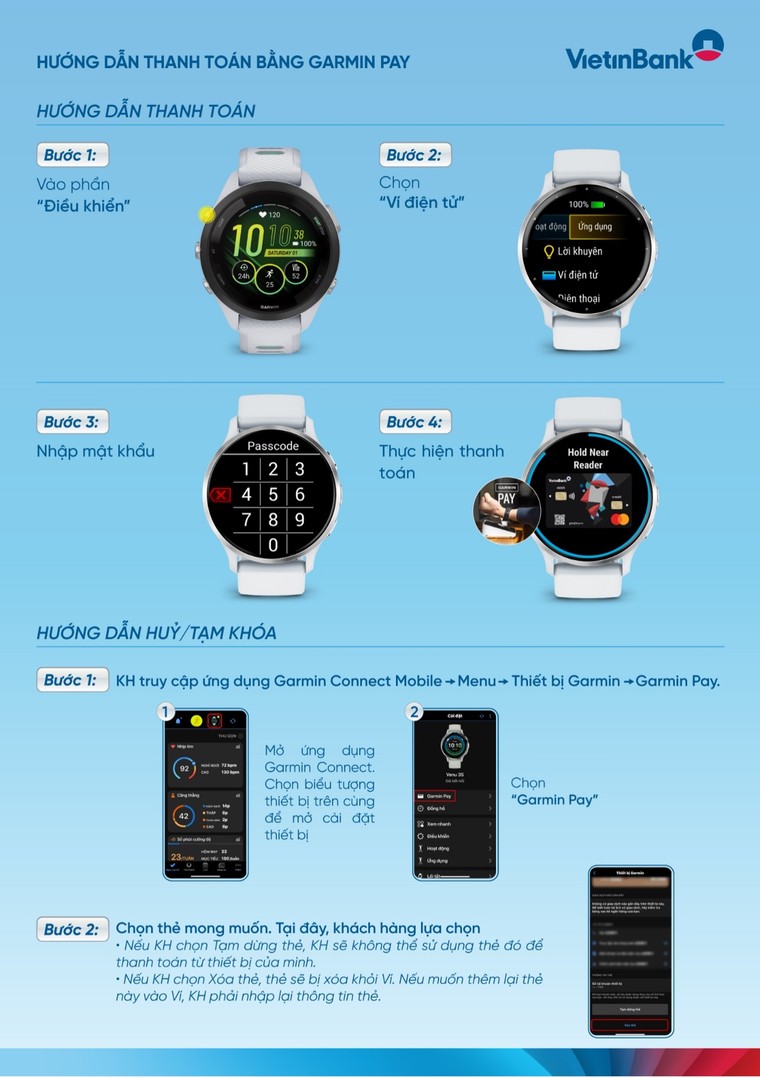 VietinBank mang trải nghiệm thanh toán chạm Garmin Pay đến các chủ thẻ ảnh 2