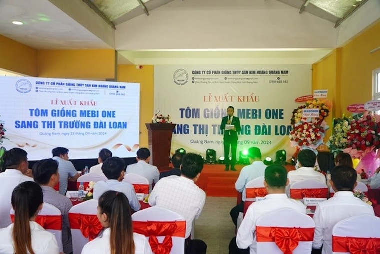 Tôm giống Mebi One xuất khẩu chính ngạch 2,5 triệu con sang Đài Loan ảnh 1