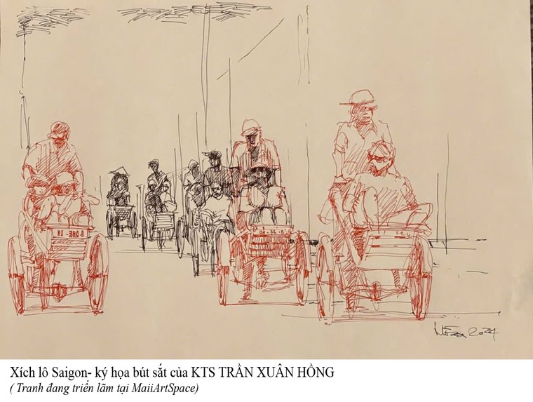 Ký họa “Sài Gòn trong tôi” ảnh 1