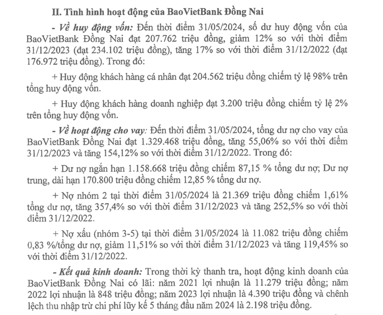 Điều gì đang xảy ra tại BaoVietBank Đồng Nai? ảnh 2