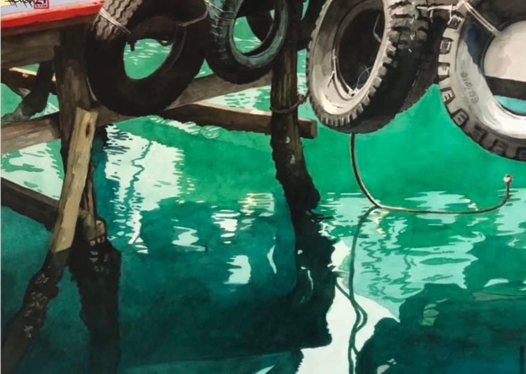 Ngắm tranh màu nước của hoạ sĩ Hồng Quân ảnh 7