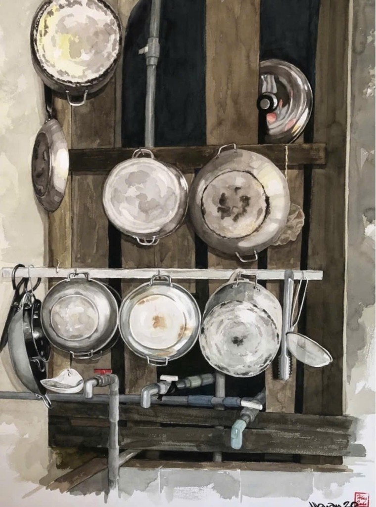 Ngắm tranh màu nước của hoạ sĩ Hồng Quân ảnh 6